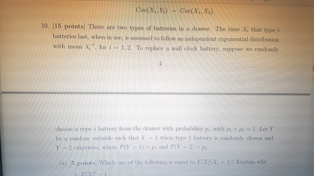 Solved 10. [15 Pointsl There Are Two Types Of Batteries In A | Chegg.com