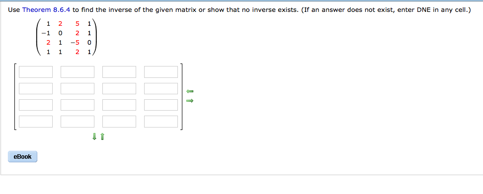 Solved Use Theorem 8 6 4 To Find The Inverse Of The Given Chegg Solved Use Theorem 8 6 4 To Find The Inverse Of The Given Chegg