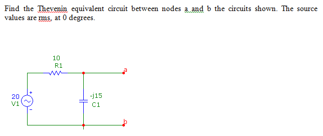 Solved Find the Thevenin equivalent circuit between nodes a | Chegg.com