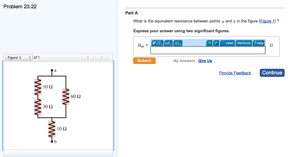 Solved What is the equivalent resistance between points a | Chegg.com
