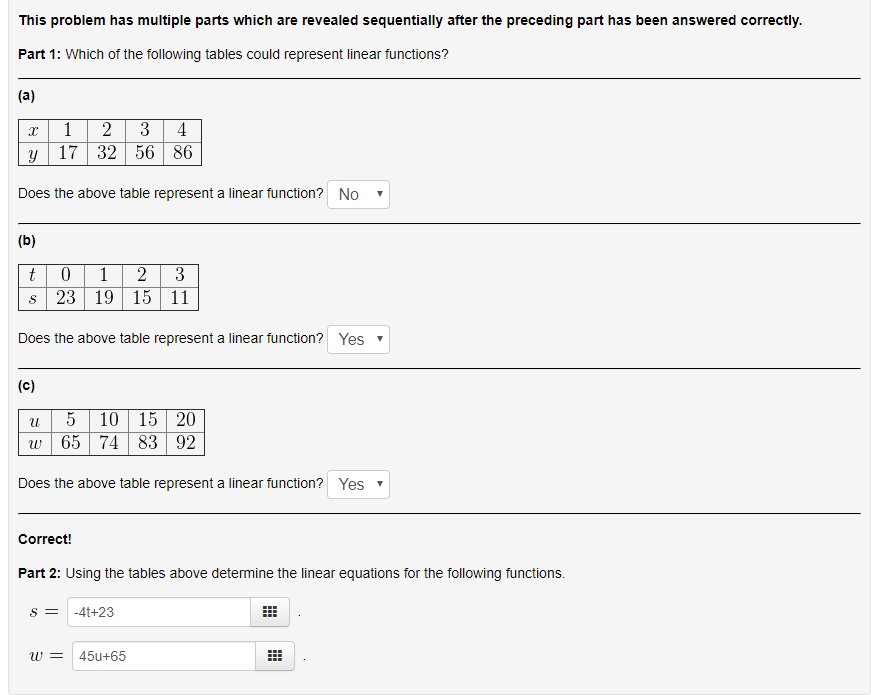 Solved This problem has multiple parts which are revealed | Chegg.com