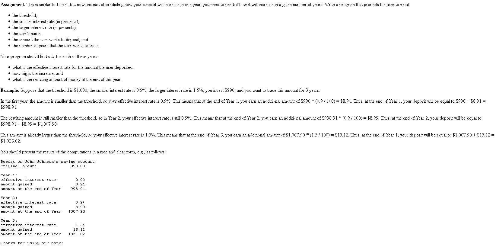 Solved Write a program in JAVA. Suppose that the threshold