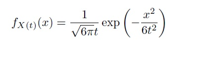 Solved A Wiener process has a PDF given by (a) Given two | Chegg.com