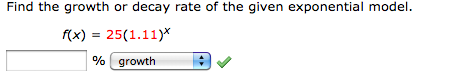 Solved Find an exponential model for the given data = -30.5x | Chegg.com