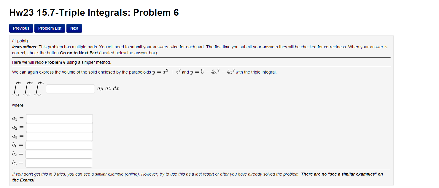 Solved This problem has multiple parts. You will need to | Chegg.com