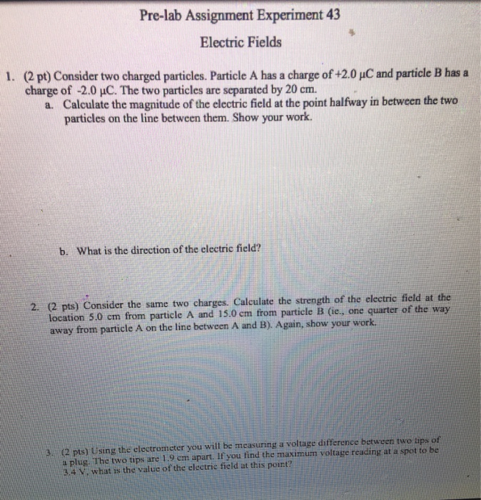Solved Consider two charged particles. Particle A has a | Chegg.com