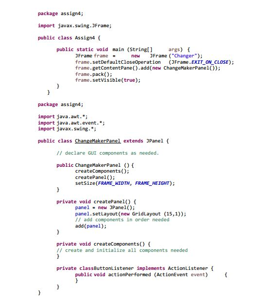Example Java Code For Building A Simple Gui Application