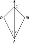 Solved Given: ray AC bisects BAD and AB congruent to | Chegg.com