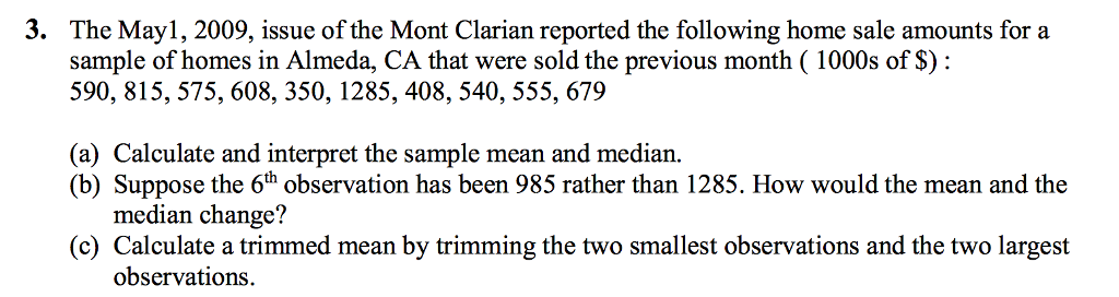 Solved The May 1, 2009, Issue Of The Mont Clarian Reported | Chegg.com