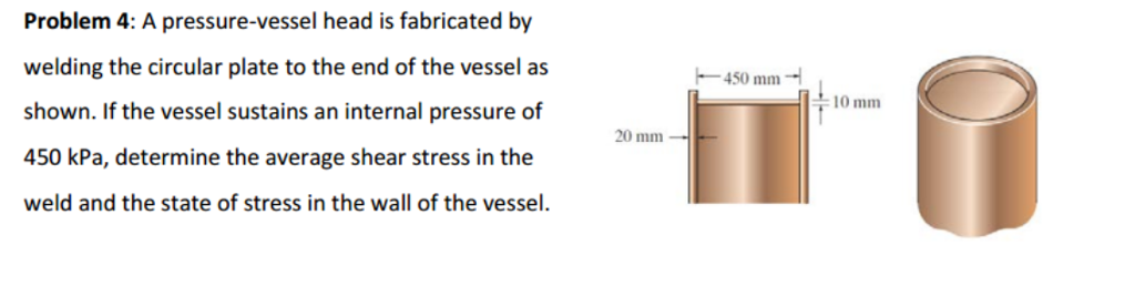 solved-a-pressure-vessel-head-is-fabricated-by-welding-the-chegg