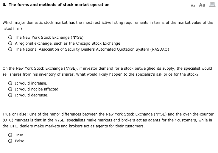 Solved Which major domestic stock market has the most | Chegg.com