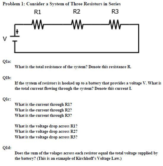 Solved Consider a System of Three Resistors in Series What