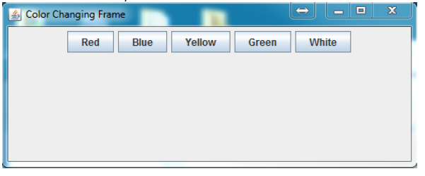 Solved for a java program: should have JFrame widow with | Chegg.com