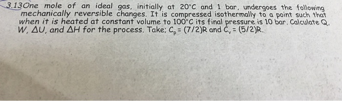 thermodynamics homework help