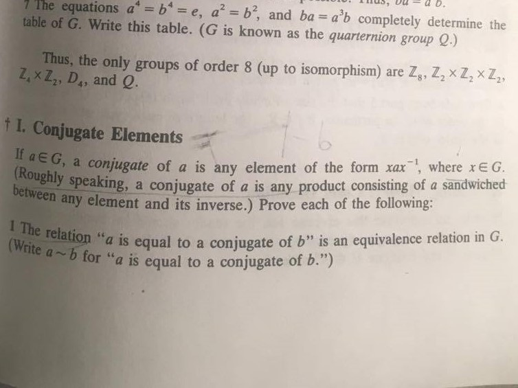 Solved Abstract Algebra :Abook Of Abstract Algebra Second | Chegg.com