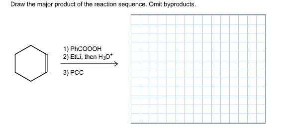Draw The Major Product Of The Reaction Sequence. O... | Chegg.com