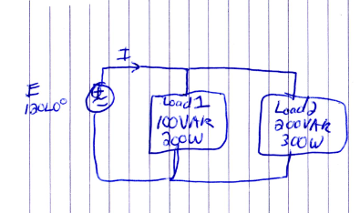 Solved In the below circuit find I USING THE POWER TRIANGLE | Chegg.com