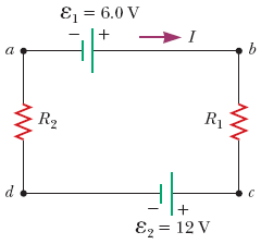 Solved A single-loop circuit contains two resistors and two | Chegg.com