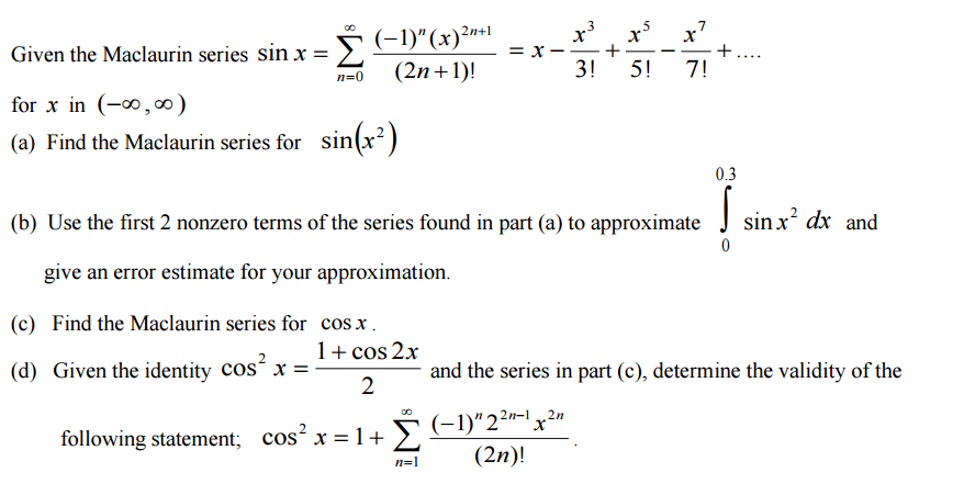 Sin X Taylor Series - slideshare