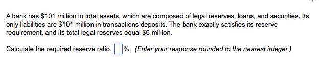 suppose that the value of the potential money multiplier is equal to