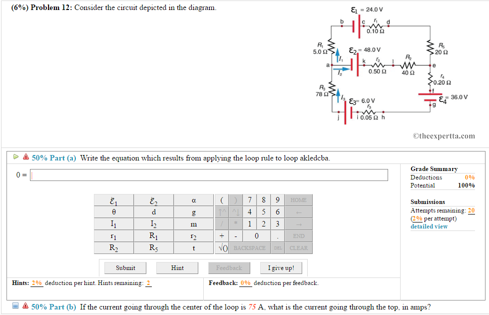 Consider The Circuit Depicted In The Diagram