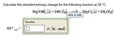 entropy change calculator