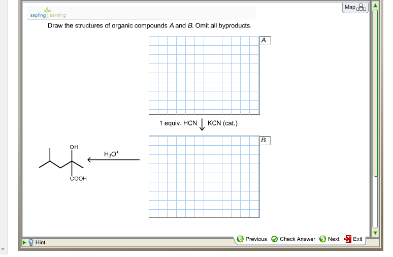 Solved Draw The Structures Of Organic Compounds A And B. | Chegg.com