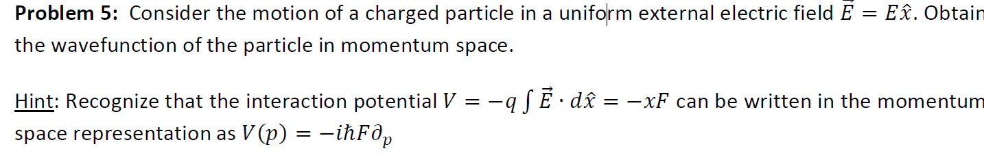 Problem 5: Consider The Motion Of A Charged Particle | Chegg.com