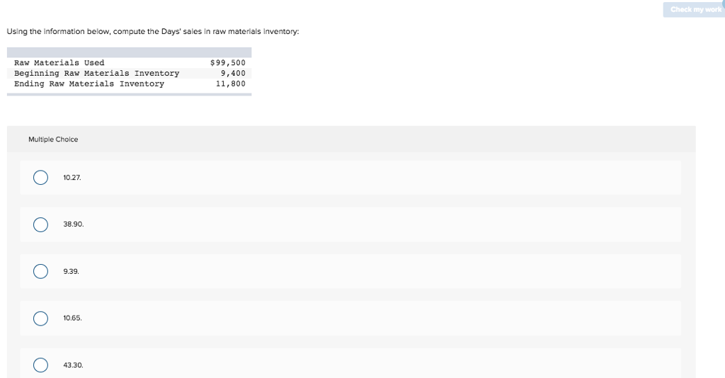 Solved Check my work Using the information below, compute