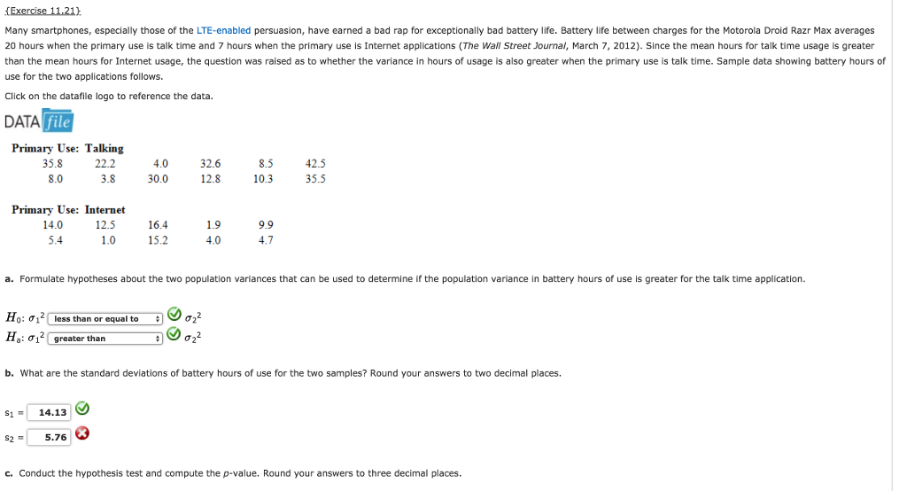 Solved Exercise 11 21 Many Smartphones Especially Those Of Chegg