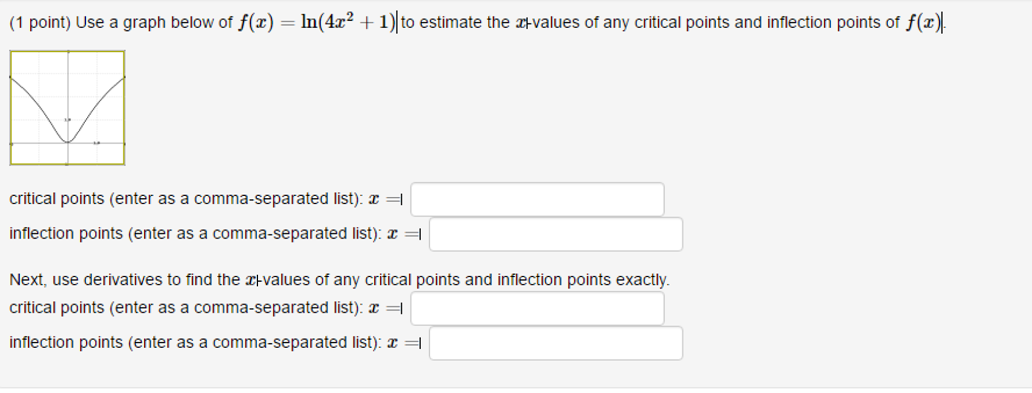 solved-use-a-graph-below-of-f-x-ln-4x-2-1-to-estimate-chegg