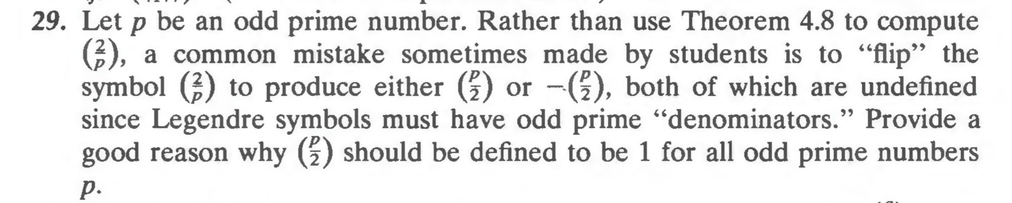 Solved 29 Let P Be An Odd Prime Number Rather Than Use