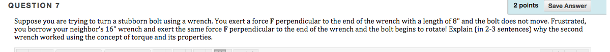 Solved QUESTION 7 2 points Save Answer Suppose you are | Chegg.com