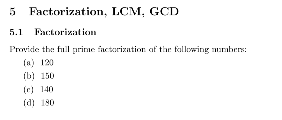 lcm of 5 9 15 prime factorization