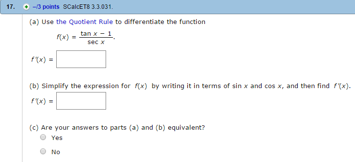 solved-use-the-quotient-rule-to-differentiate-the-function-chegg