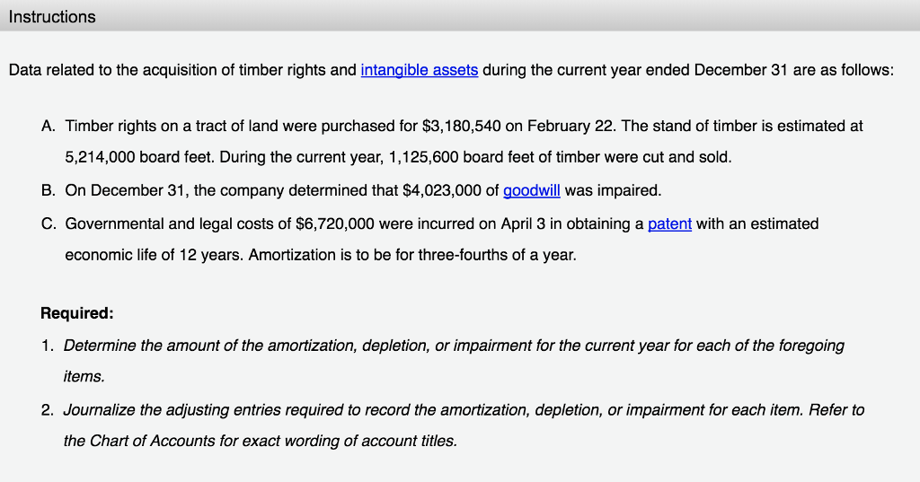 Solved Instructions Data related to the acquisition of