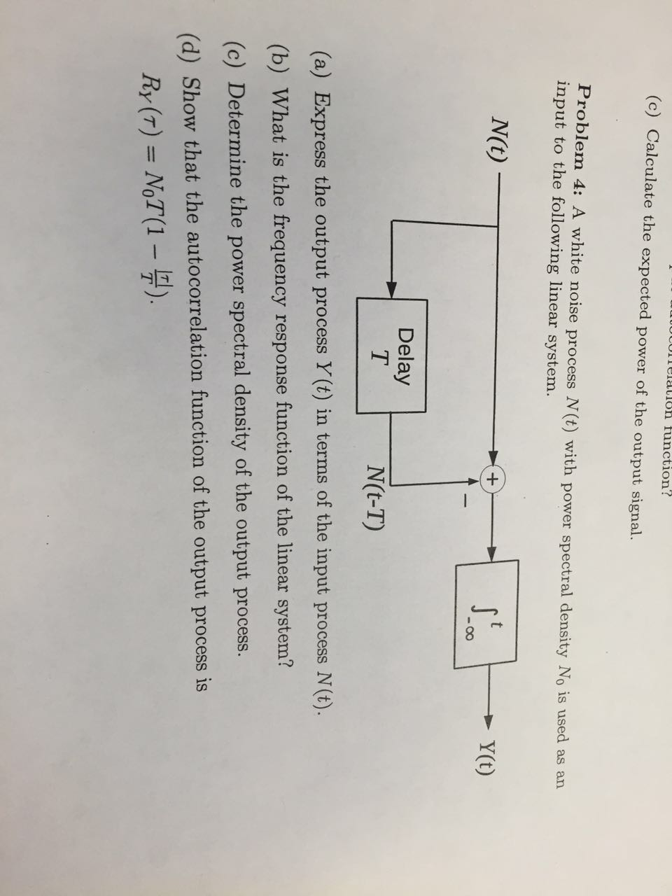 Solved Calculate The Expected Power Of The Output Signal A Chegg Solved Calculate The Expected Power Of The Output Signal A Chegg
