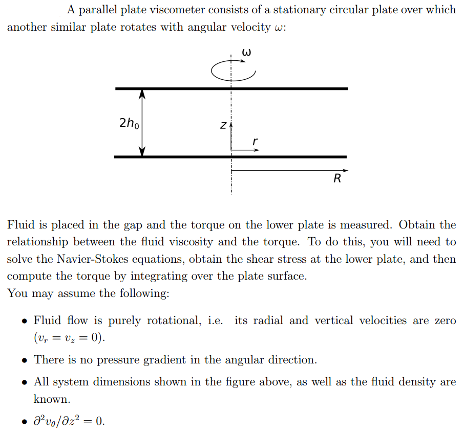 A parallel plate consists of a stationary