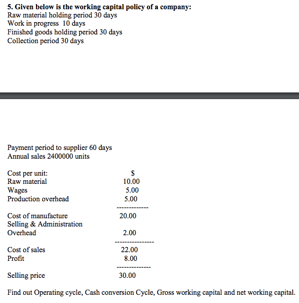 Gross Working Capital Meaning Formula How To Calculate