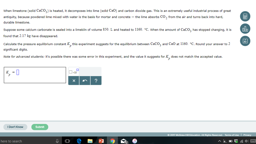 Solved When limestone is heated, it into lime and