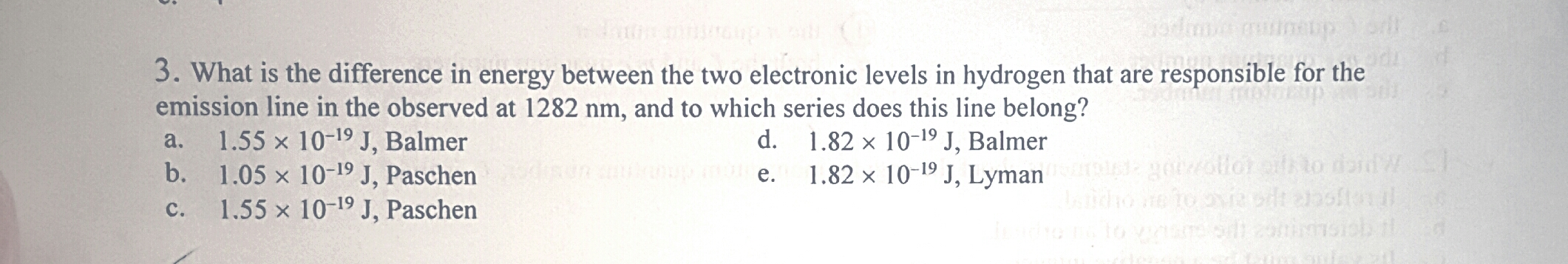 Solved What is the difference in energy between the two | Chegg.com