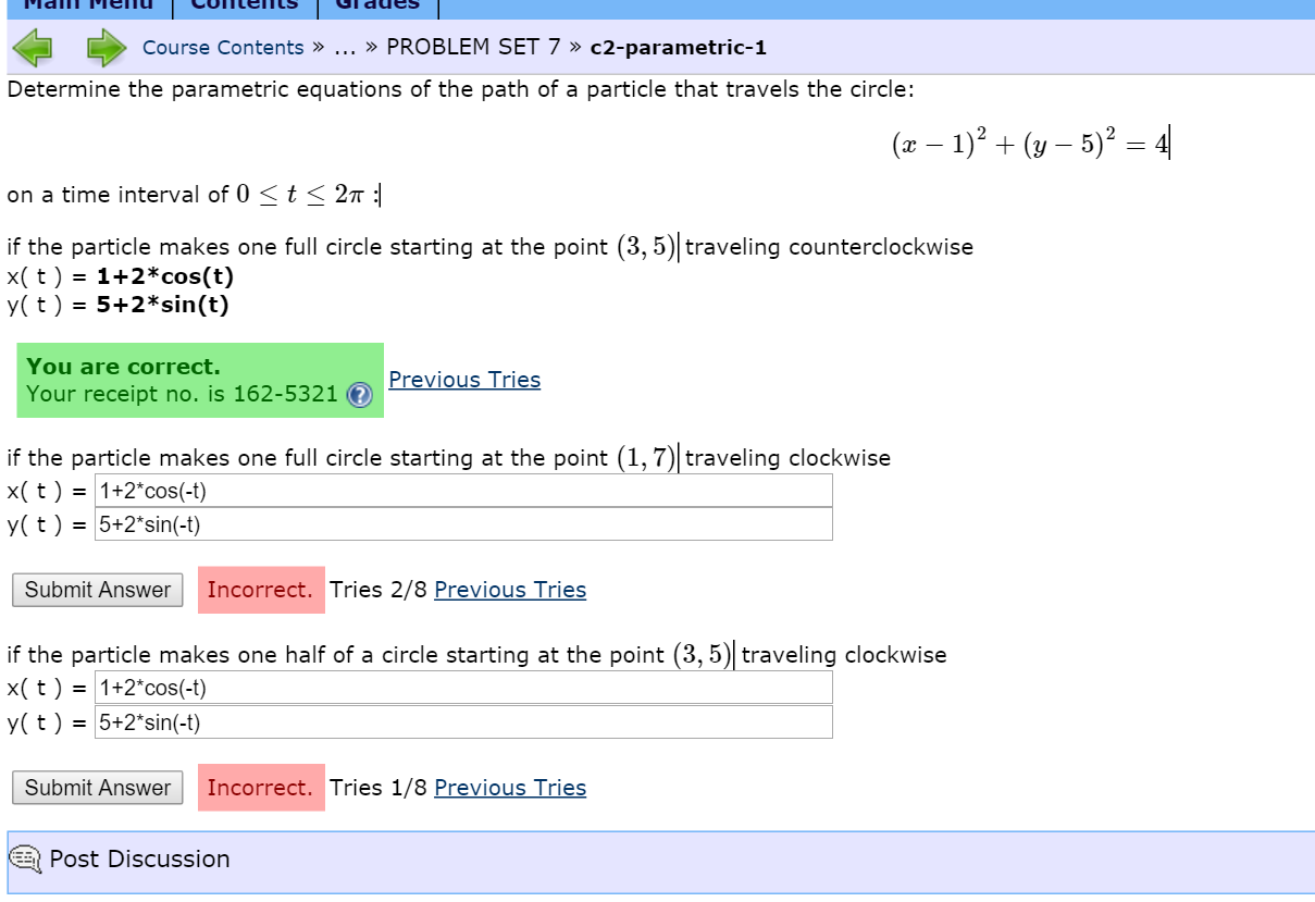 Solved Note that the answer should be in the time interval 0 | Chegg.com