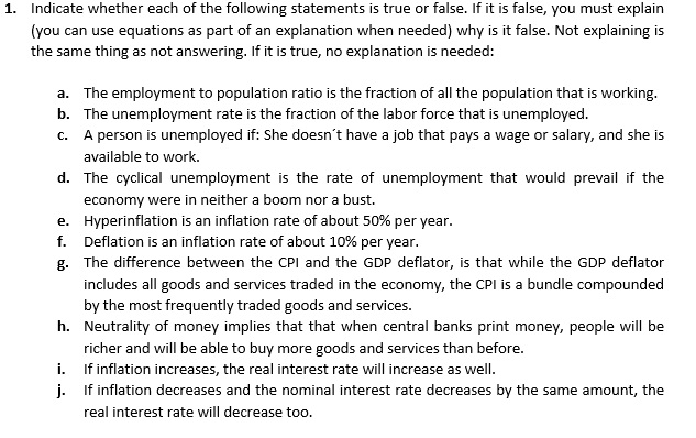 Solved the employment to population ratio is the fraction of | Chegg.com