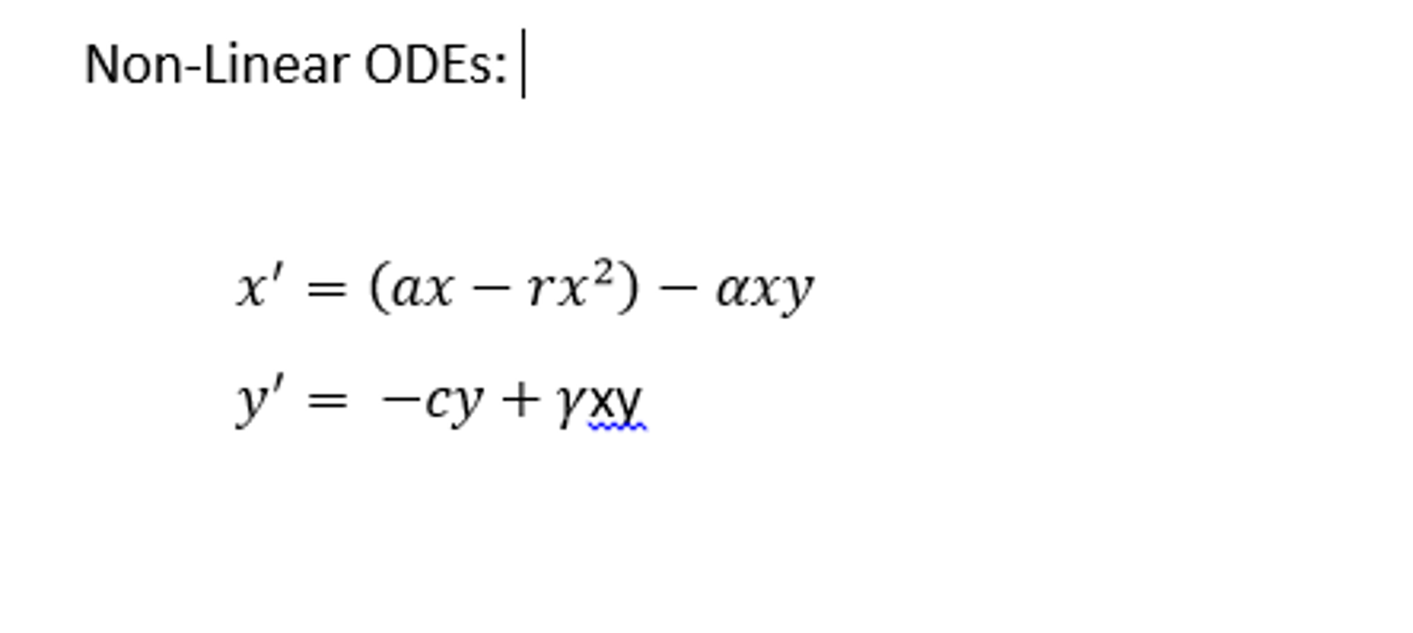 Solved Solution To Predator Prey Equation Non Linear Odes Chegg Solved Solution To Predator Prey Equation Non Linear Odes Chegg