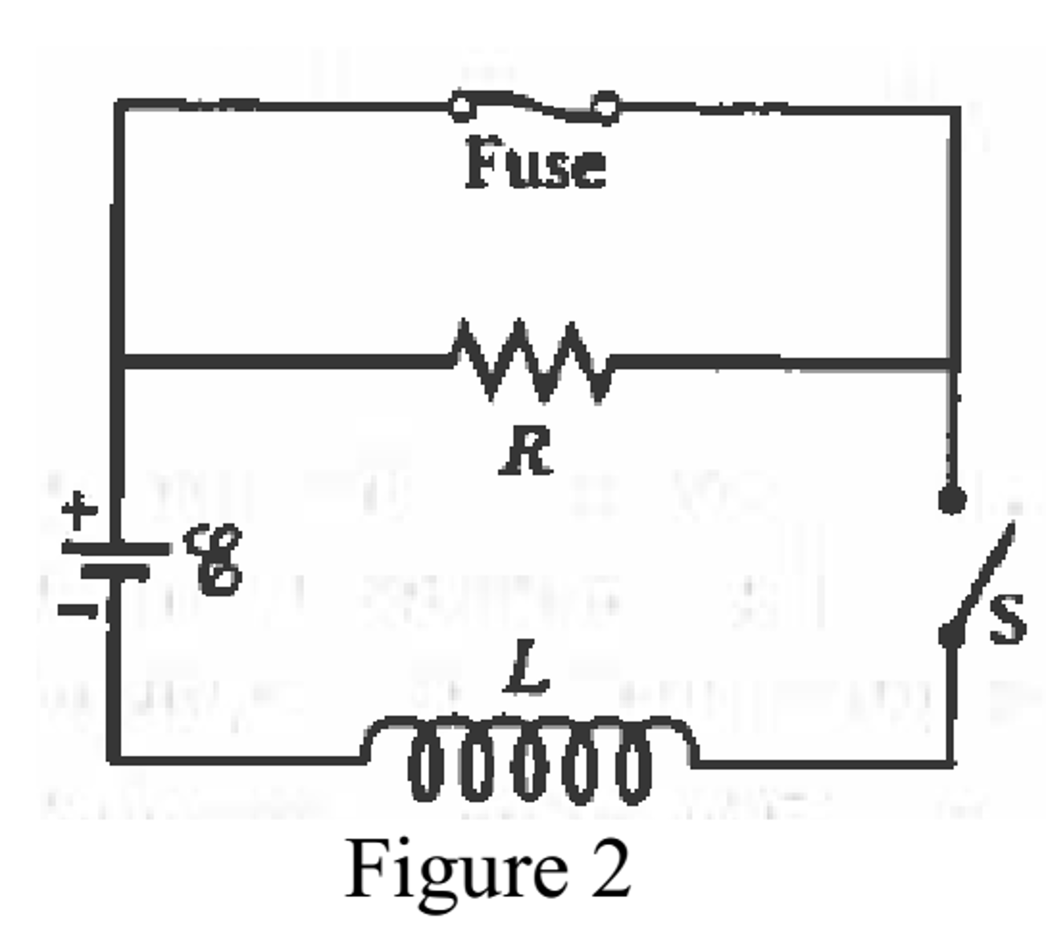 Solved . In Figure 2, V=10 V, R=15 ohms, L=5.0 H and the | Chegg.com