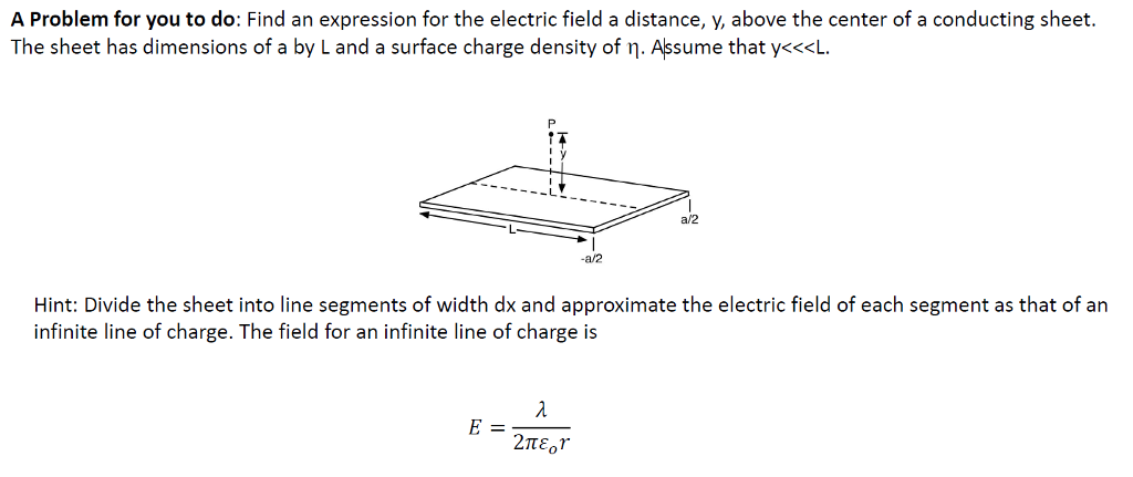 Solved A Problem for you to do: Find an expression for the | Chegg.com
