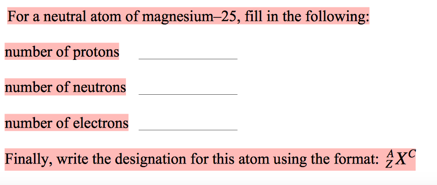 magnesium atom