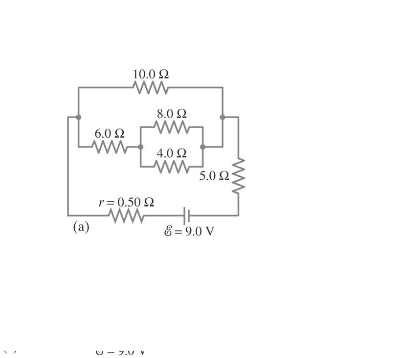 Solved A 9.0volt battery whose internal resistance rt is