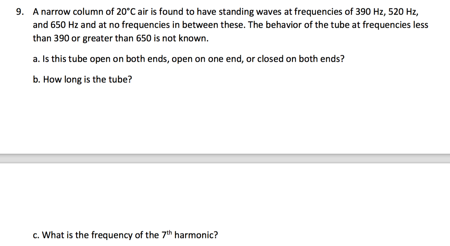 Solved A narrow column of 20 degree C air is found to have | Chegg.com