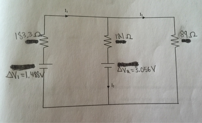 Solved Calculate the currents in I1 I2 I3 in mA in the | Chegg.com
